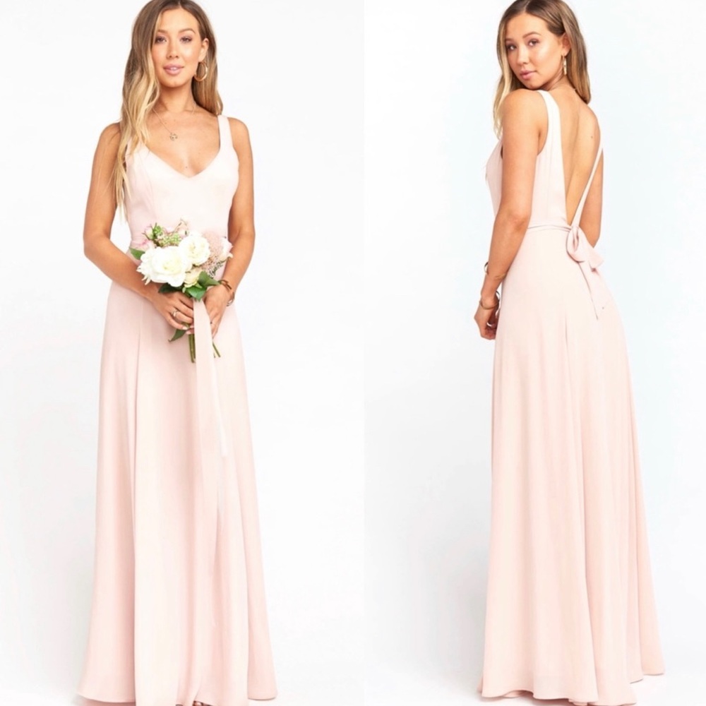 Show Me Your Mumu Jenn Maxi Dress Dusty Blush
